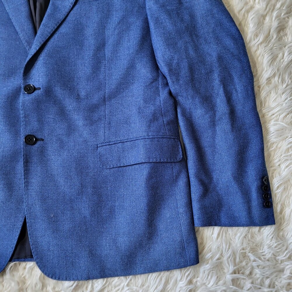 Giorgio Armani Men's Navy Vergin Wool Blazer – Made in Italy – Size 56 (EU) - Picture 4 of 14